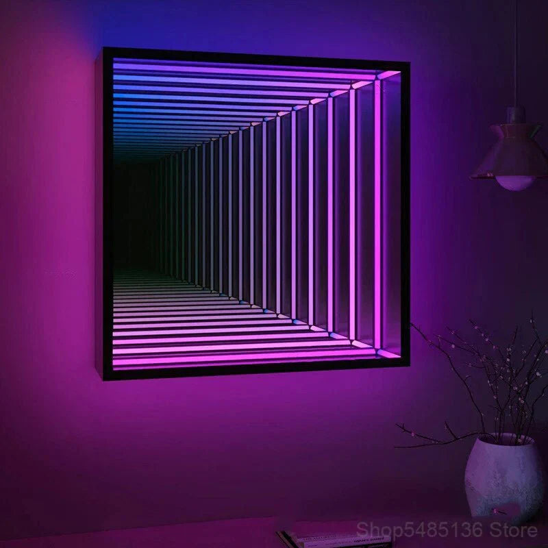 Square Infinity Mirror